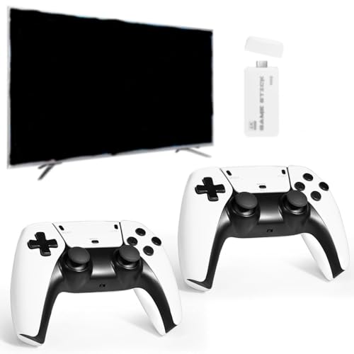 Image of Retro Gaming Console, 20,000+ Retro Game Stick, 23 Emulators, 4K HD HDMI TV Game Stick, Includes 2 Wireless 2.4GHz Controllers,Plug & Play Video Games for TV(64GB)
