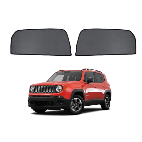 BUQMNKKC Tendine Parasole Auto Bambini Tenda Parasole per Renegade 2015-2021 Protezione UV e Privacy Tende Magnetica Finestrini Laterali Posteriore Accessori,2pcs- Rear Door