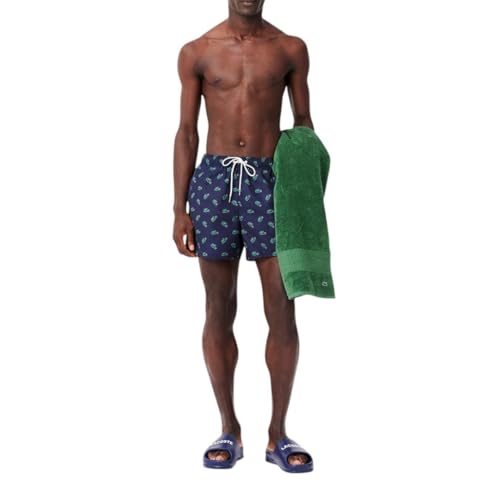 Lacoste Men's Standard Allover Croc Swim Short2