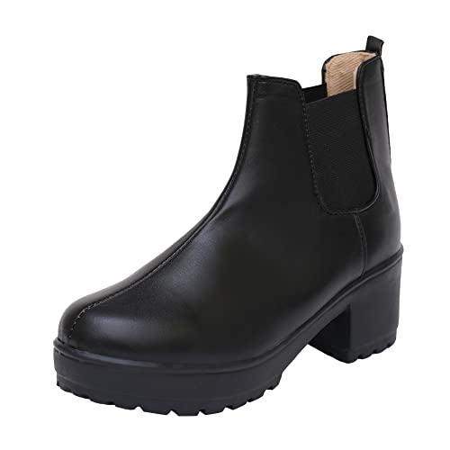 Image of XE Looks 100% Vegan Leather Attractive & Stylish Boots for Women