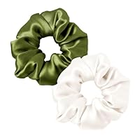 Amazon.co.jp: LILYSILK 2個セット100% シルクヘアゴムシュシュ