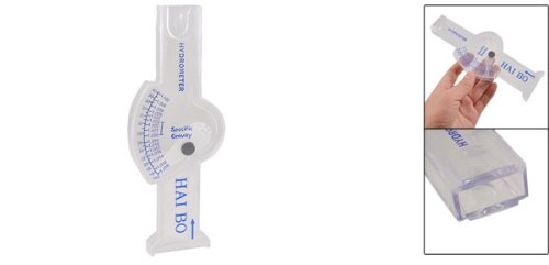 Jardin Salinity and Specific Gravity Plastic Shell Ocean Hydrometer, Clear - Image 3