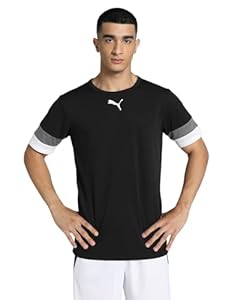 Maillot de Foot Homme Teamrise PUMA, Noir Puma-Perle Fumée-Blanc Puma, Taille M