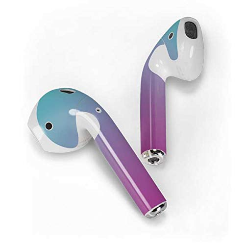 Skinit Decal Audio Skin Compatible with Apple AirPods 2 - Purple and Blue Ombre Design
