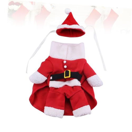 Disfraz navideño Santa para perro talla S miniatura 2