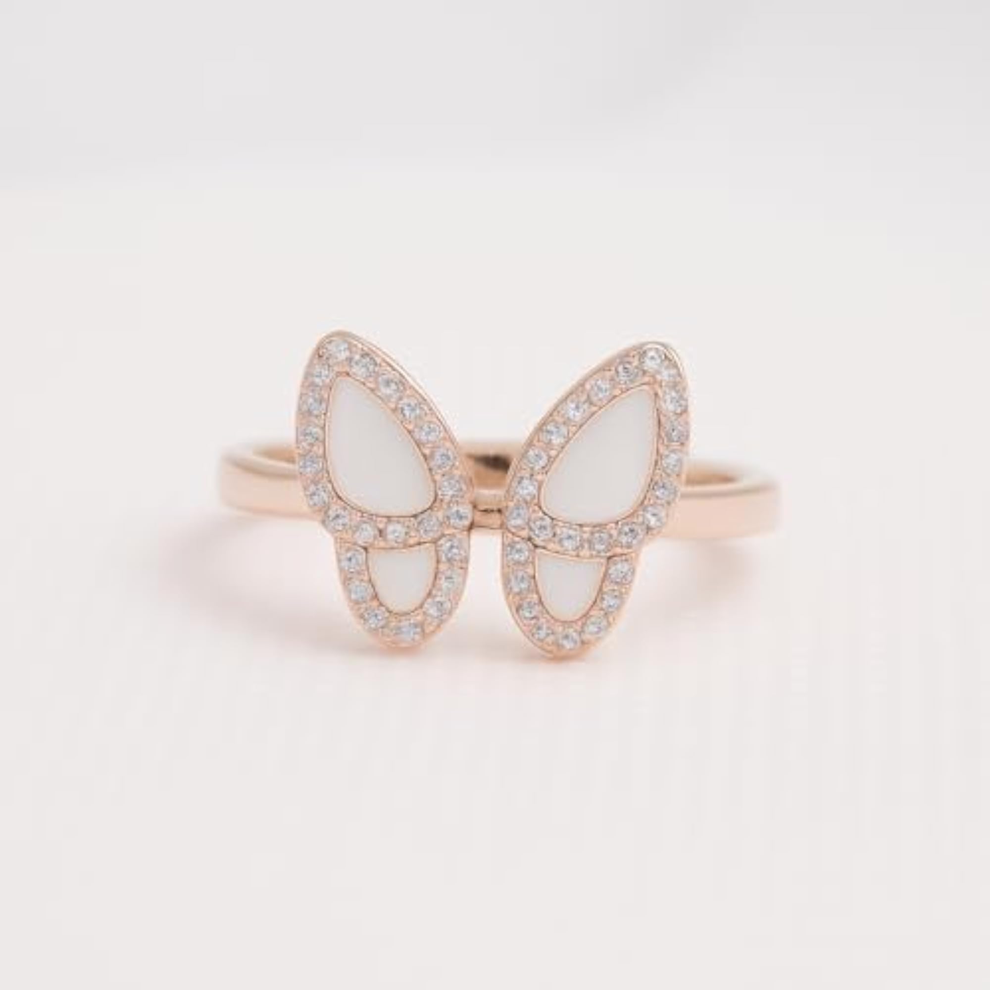 Women's 925 Sterling Silver Butterfly Wings Ring, Ethereal Design