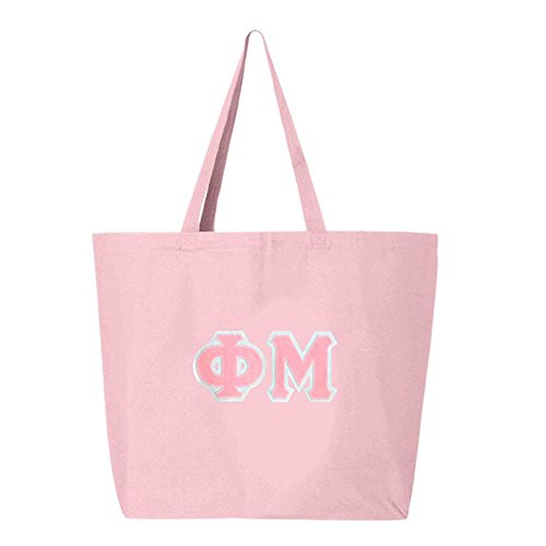 Greekgear Phi Mu Jumbo Canvas Tote