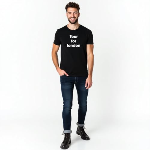 Image of ALOVA Casual Black T-Shirt for Men | Round Neck | Soft Cotton | Casual & Everyday Wear