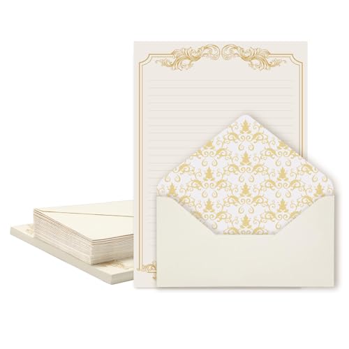 XXINMOH 90 Pieces Stationery Set with Envelopes