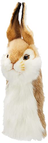 ハンサ ヘッドカバー 茶 HANSA ユーティリティ用 ぬいぐるみ 動物 アニマル ウサギ BH8173