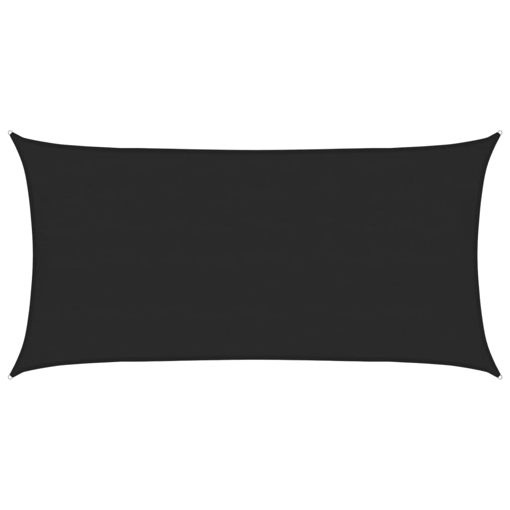 Genérico Toldo de Vela HDPE Negro 160 g/m² 4x7 m,Casa y jardín,Jardín,Artículos de Exterior,Sombrillas-311740