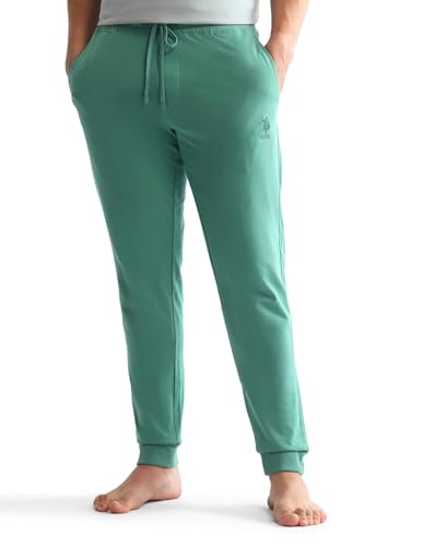 Image of U.S. Polo ASSN. Mens. OJ007 Solid Cotton Lounge Joggers