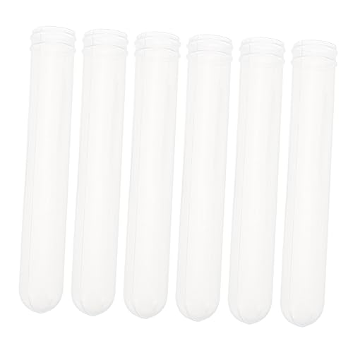 OUNONA 500pcs Plastic Test Tube Laboratory Test Tubes Test Tube Holder Chemistry Test Tubes Sample Tubes Container Chemical Experiment Test Tube Test Tube Stand Borosilicate Cylinders Kit