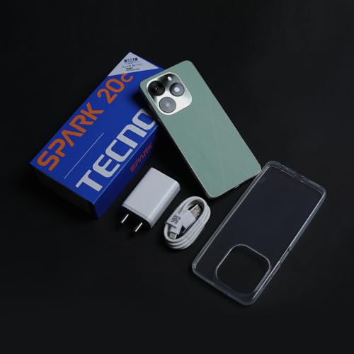 TECNO-Spark-20C-Gravity-Black-8GB128GB-50MP-Main-Camera-8MP-Selfie-90Hz-Dot-in-Display-with-Dynamic-Port-Dual-Speakers-with-DTS-5000mAh-Battery-18W-Type-C-Helio-G36-Processor