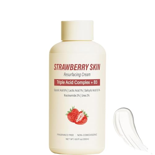 strawberry skin treatment, strawberry legs treatment, with Glycolic, Lactic, Salicylic Acid β Keratosis Pilaris Remover for Dry, Rough, Flakey & Strawberry Skin Treatment, 6.8 oz.