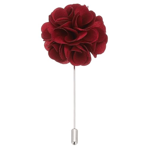 PATIKIL Boutonnière Mariage Homme en Forme de Fleur,...