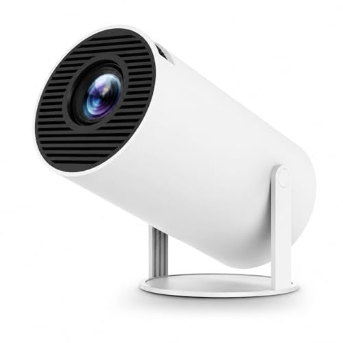 Mini Projetor Portátil Smart HY300 Pro 4K Wi-Fi Bluetooth Android 11 Compatível iOS e Android