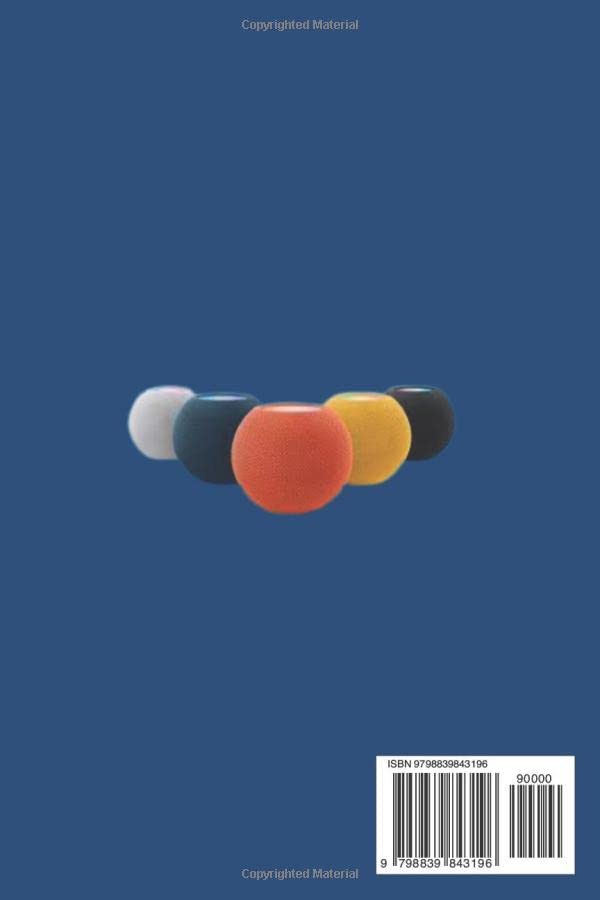 Contraportada del llibre de la Guia de l'usuari del HomePod Mini