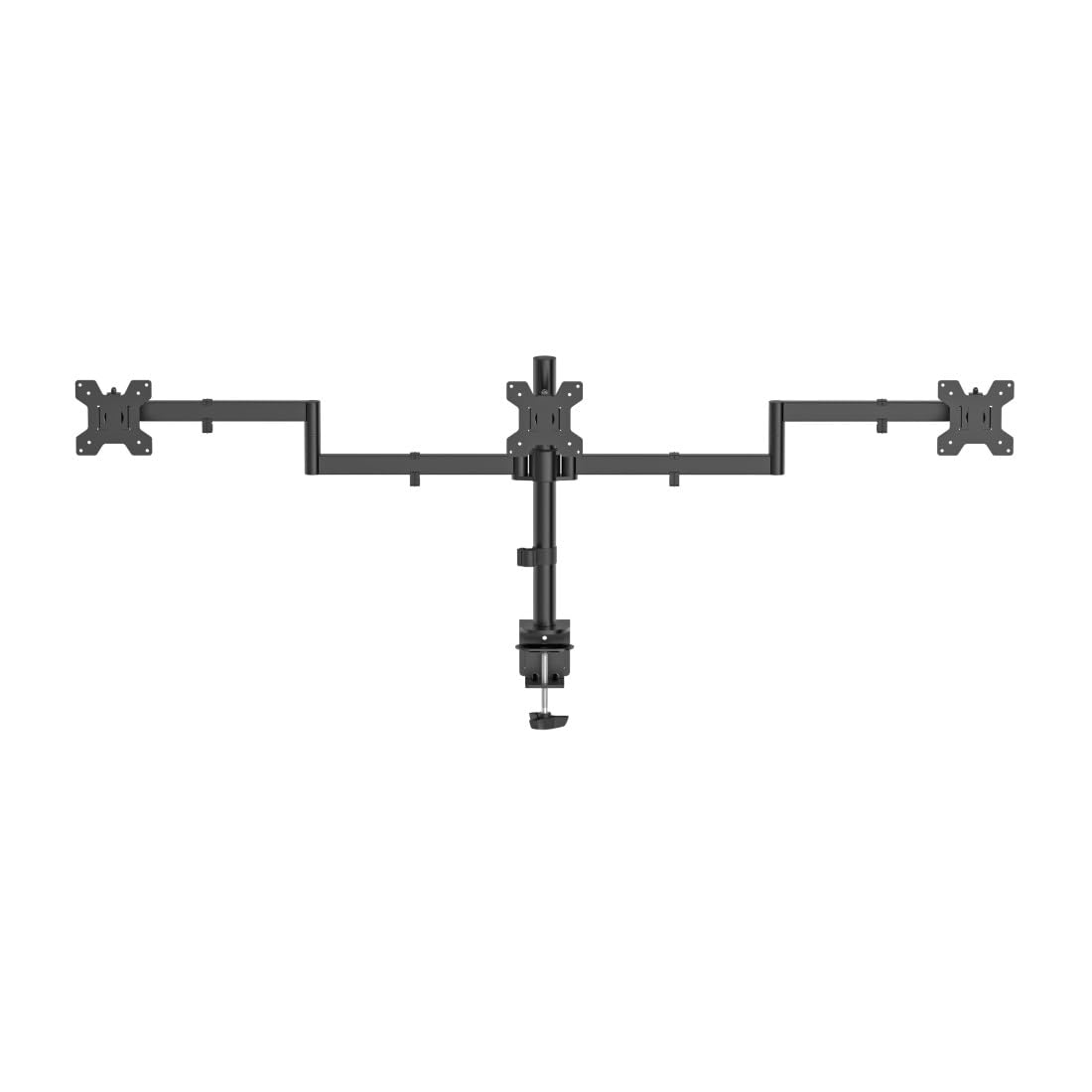 Hama Support Ecran PC (pour 3 moniteurs, Pivotant et Inclinable) Noir