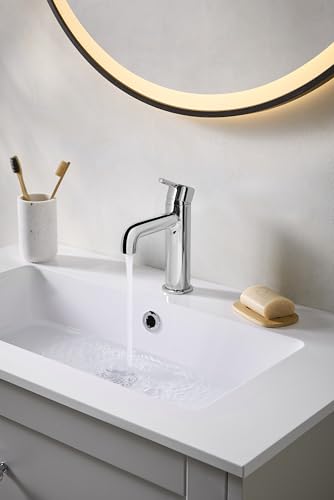 Robinet mitigeur lavabo Bristan Altum chromé à technologie Eco Start - 8