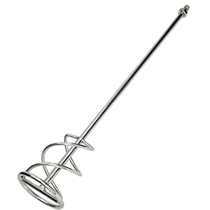 KOTARBAU® mortelmixer spiraalmixer grootte naam met M14 schroefdraad voor cement pleisterwerk gips kleuren roermand wentelmixer rondemixer roerder gips roerder