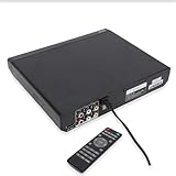 YUEHISY Regionsfreier HDMI-DVD-Player für TV |1080P HD und Spielt Alle Regionen DVD/CD/USB, MP3-Player mit Fernbedienung und Kabeln ab (EU-Stecker)
