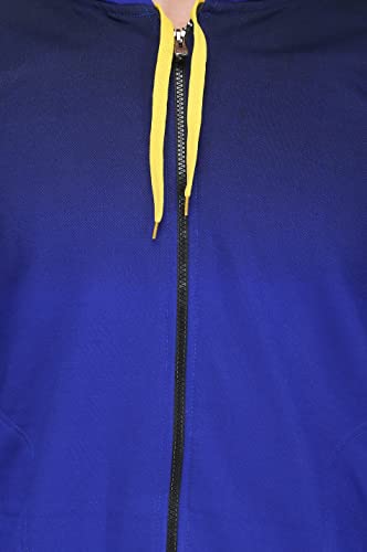 Image of AHHAAAA Men's Cotton Blend Full Sleeve Hooded Sweatshirt Hoodie 151A