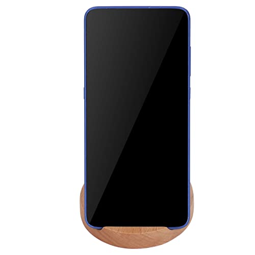 Soporte de madera para móvil Qudinip de perro para evitar caídas de teléfonos en el escritorio 5