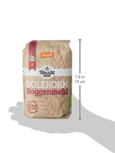 Bauck demeter Roggenmehl Vollkorn, 1er Pack (1 x 1 kg)