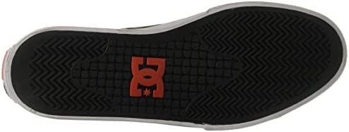 DC Men's Deadpool Court Graffik Skate Shoe, Black/White/RED, 8.5 | Image 3