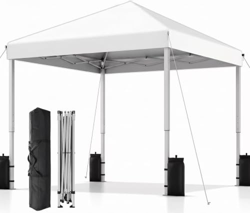 SANWAY 10x10 Pop Up Canopy Tent, One Push Setup, Instant...