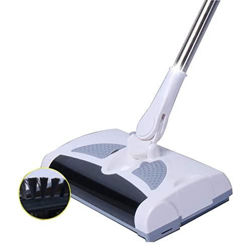 Cordless Rechargeable Sweeper for Floors and Carpets - Lightweight Multi Surface Cleaner with High Level Pickup - Manual Floor and Carpet Sweeper - Image 5