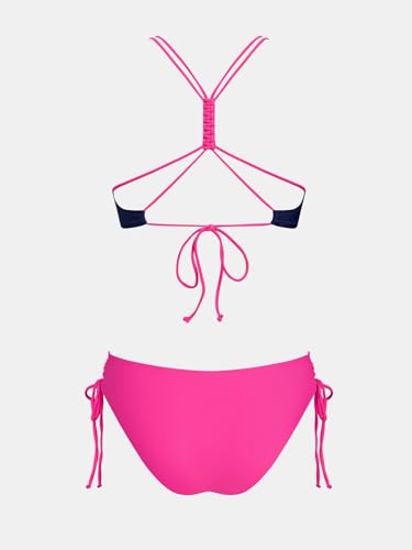 Image of CUPSHE Women's 2 Piece Bikini Set Back Braided Straps with Reversible Bottom