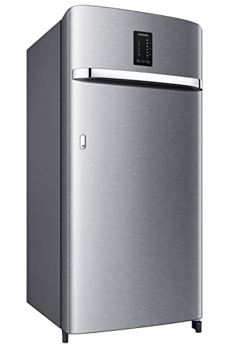 Image of Samsung 189L 5 Star Inverter Direct-Cool Single Door Digi-Touch Refrigerator Appliance (RR21C2E25S8 /HL,Elegant Inox)