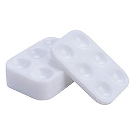 30 PCS White Plastic...