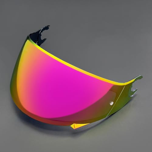 ヘルメットバイザー, Shark Spartan用バイザー バイクヘルメットバイザー Spartan カーボンバイザー保護 ヘルメットバイザー(Revo Pink Gold)