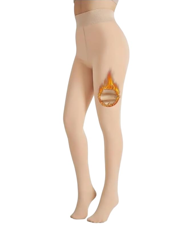 hotbees Best Thermal Stockings for Cold Weather – Insulated, Fleece-Lined Tights for Women, Ultra-Warm Winter Tights, Perfect for Cold Weather-picture-17