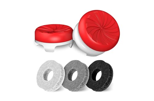 Image of KontrolFreek Aim Boost Kit for PlayStation 5 (PS5) and PlayStation 4 (PS4) Controller | Includes Performance Thumbsticks and Precision Rings | Inferno Edition