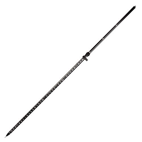 AdirPro 2M Carbon Fiber 3-Position Snap-Lock Rover Rod - Industrial Grade Fully Adjustable with Carry Bag for Professional & Personal Use