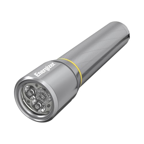 Energizer Performance Metal Flashlight 600 Lumens IPX4 Water Resistant Aircraft-Grade Aluminum Batteries Included
