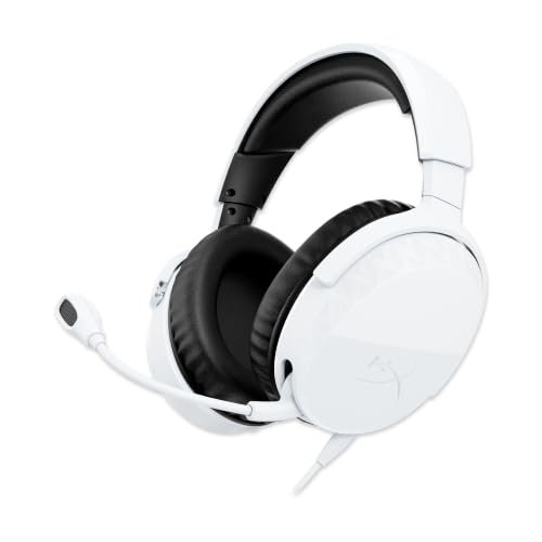 Image of HyperX Cloud Stinger 3 Core - Wired Gaming Headset for PlayStation, Lightweight Over-Ear Headset with mic, 3.5mm Cable, Noise Cancelling, Swivel-to-Mute, 50mm Drivers - Black, 275g - (BS1T6AA)