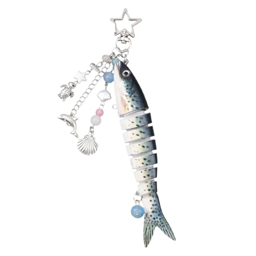 Porte-clés poisson en résine pour accessoiriser vos sacs au quotidien