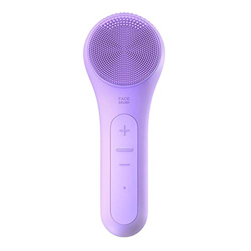 Sonic Facial Cleansing Brush, Waterproof Electric Face Brush Skin Cleansing for Deep Cleansing, Gentle Exfoliating and Massaging, Inductive Charging,Blue