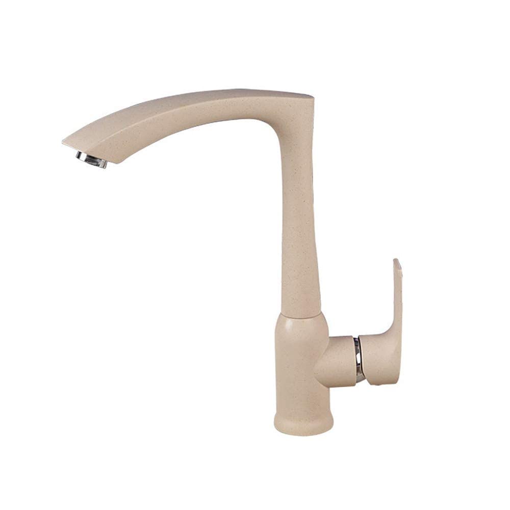 Mitigeur rotation à 360 degrés cuivre robinet de cuisine pour évier quartz