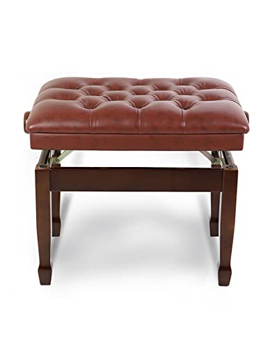 TEmkin Tabouret de Piano en Cuir Souple réglable 10 cm – Banc de Piano Musical, avec Construction en Bois Dur Massif, 60 x 40 x 50-60 cm - Les Beatles, Paul McCartney, John Lennon, RIngo Starr, George Harrison TEmkin Tabouret de Piano en Cuir Souple réglable 10 cm – Banc de Piano Musical, avec Construction en Bois Dur Massif, 60 x 40 x 50-60 cm