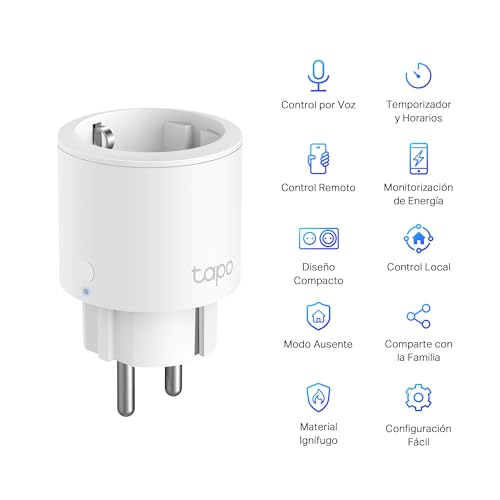 Tapo P115 (4 paquetes) – Mini enchufe inteligente Wi-Fi con monitoreo de energía, programación encendido/apagado, ahorro de energía, compatible con Alexa y Google Home, blanco 2 Tapo P115 (4 Paquetes) – Mini Enchufe Inteligente Wi-Fi Con Monitoreo De Energía, Programación Encendido/apagado, Ahorro De Energía, Compatible Con Alexa Y Google Home, Blanco