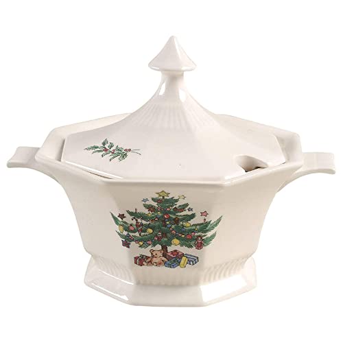 NIKKO Christmastime Sauce Boat & Lid No Underplate(Bread&Butter)