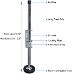 Ladder Leveler Pair,Ladder Accessories Tools Working on Stairs, Adjustable Ladder Leveler for Stable Platform and Ground Level for All Surfaces-Standard Version (20")