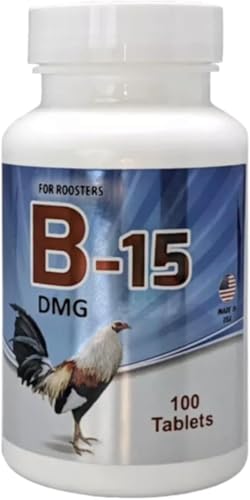 B15 DMG Fast Recovery delay Fatigue More Oxygenation .Nutritional Supplement for Rooster Hen Chicken B15 Extra Strengh GALLOS Pollos