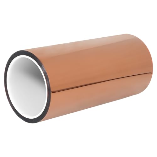 Image of Hoerev 1 Rolls 8 Inch 200mm X 33m 108ft 3D Polyimide Heat Tape,Heat Resistant Tape,Heat Transfer Thermal Sublimation,No Residue,High Temperature Tape,Electronics,Soldering,Circuit Board